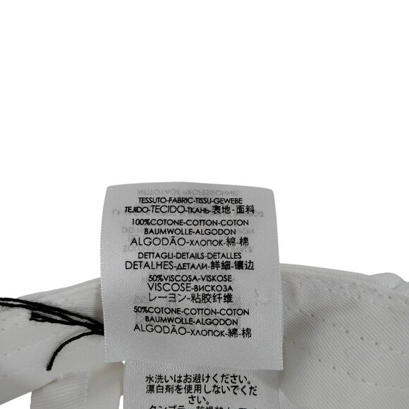 (L2) Balenciaga Cap White Canvas - Picture 8 of 10